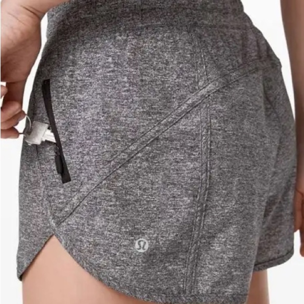 lululemon athletica Heathered Gray Athletic Shorts